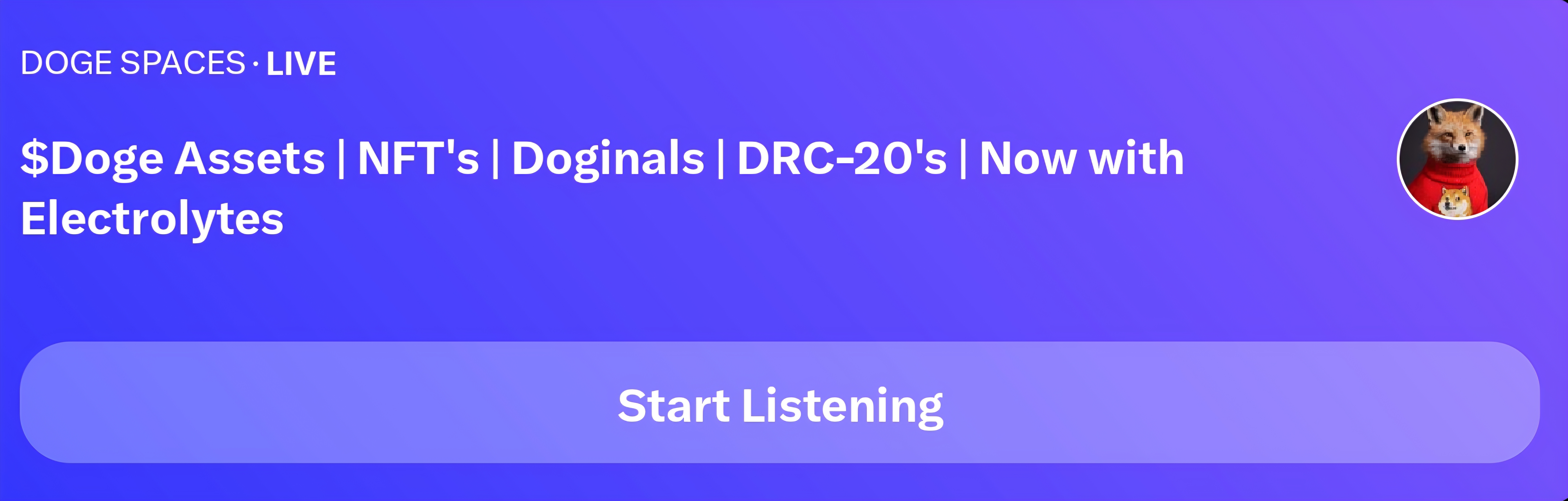 DOGE nft chat live